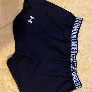 Women’s Black Under Amor Shorts